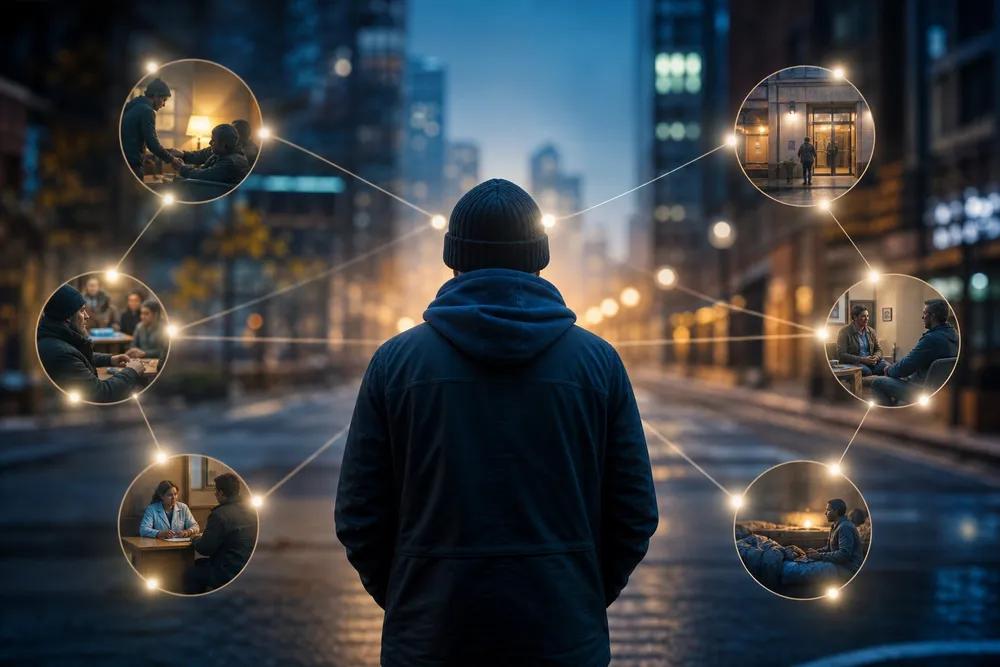 Coordinated homelessness care for local government using secure data sharing featured image